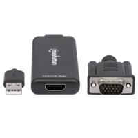 Manhattan AV Converter 152426 [VGA, USB 2.0 - HDMI] - thumbnail