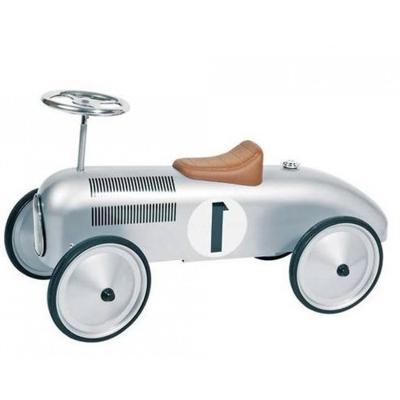 Goki retro loopauto zilver - thumbnail