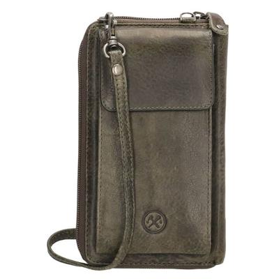 Hide & stitches paint rock telefoontasje-Olive