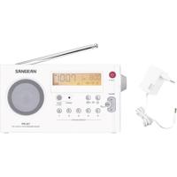 Sangean PR-D7 Transistorradio VHF (FM), Middengolf Wit - thumbnail