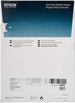 Epson Archival Matte Paper C13S041342 Fotopapier DIN A4 192 g/m² 50 vellen Mat Epson Archival Matte Paper C13S041342 Fotopapier DIN A4 192 g/m² 50 vellen Mat