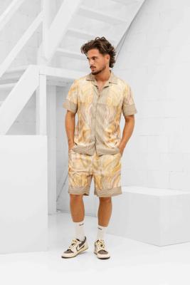 Project X Paris Chemise Fluide Zomerset Heren Beige - Maat S - Kleur: Beige | Soccerfanshop Project X Paris Chemise Fluide Zomerset Heren Beige - Maat S - Kleur: Beige | Soccerfanshop