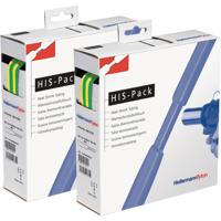 HellermannTyton 300-30487 Krimpkous zonder lijm Groen, Geel 4.80 mm 2.40 mm Krimpverhouding:2:1 10 m - thumbnail