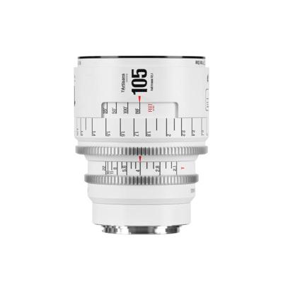 7Artisans INFINTE 105mm T2.1 Full-Frame Wit - PL-mount