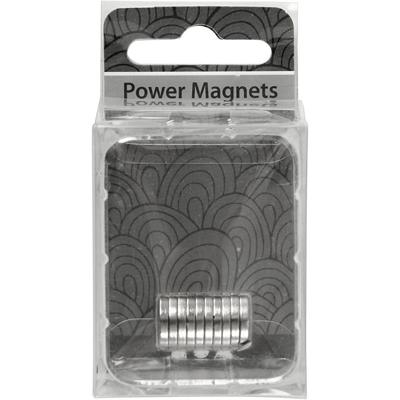 Creativ Company Krachtige magneten ”ndfeb” , d 10 mm, dikte 2 mm, 10 stuk/ 1 doos Creativ Company Krachtige magneten ”ndfeb” , d 10 mm, dikte 2 mm, 10 stuk/ 1 doos