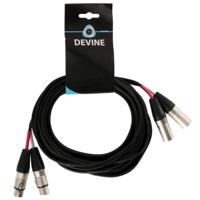 Devine MIC1002/5 kabel 2x XLR female - 2x XLR male 5 m - thumbnail