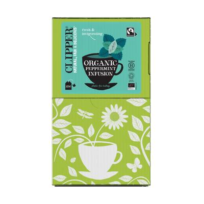 Thee clipper infusion peppermint bio 250 zakjes