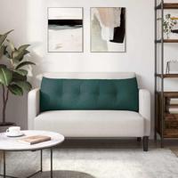 VidaXL Rugkussen donkergroen 140 x 24 x 50 cm stof - thumbnail