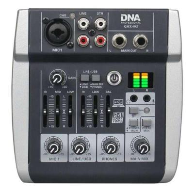 DNA Professional QMX402 - analoge audiomixer met Bluetooth