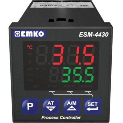 Emko ESM-4430.2.20.0.1/01.02/0.0.0.0 2-punt, P, PI, PD, PID Universele regelaar Pt100, L, J, K, R, S, T, B, E, N, C -200 tot 1700 °C Relais 5 A, SSR (l x b x Emko ESM-4430.2.20.0.1/01.02/0.0.0.0 2-punt, P, PI, PD, PID Universele regelaar Pt100, L, J, K, R, S, T, B, E, N, C -200 tot 1700 °C Relais 5 A, SSR (l x b x