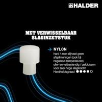 Halder SIMPLEX-Aktionsbox KFZ 3749s001 Kunststof hamer Terugslagvrij 2400 130 mm 1 stuk(s) - thumbnail