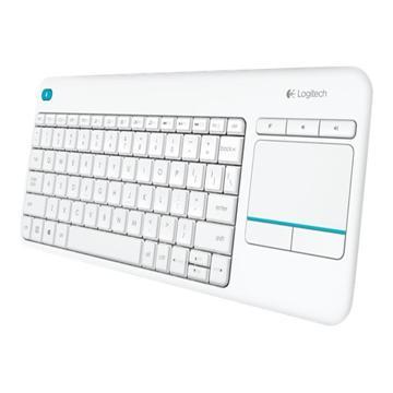 Toetsenbord Logitech K400+ Wit Qwerty Spaans QWERTY