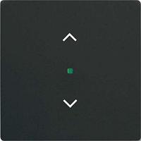 Busch-Jaeger 2CKA006220A0500 Afdekking 1-voudig free@home Diepzwart (RAL 9005), Zwart 1 stuk(s) - thumbnail