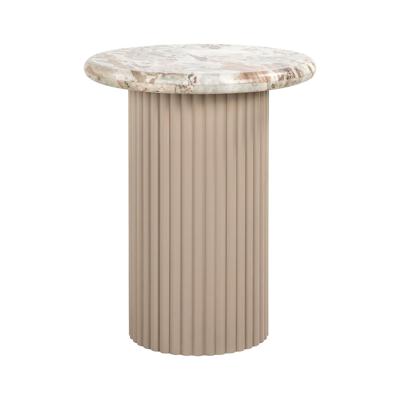 Richmond Ronde Bijzettafel 'Coronel' Marmer, 50cm