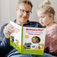 Boek met naam en foto - Woezel & Pip - Vriendje - XL boek (Hardcover) - thumbnail