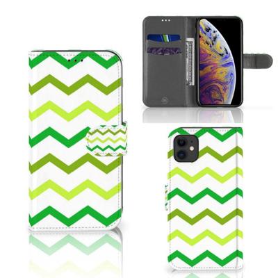 Apple iPhone 11 | Telefoon Hoesje | Zigzag Groen
