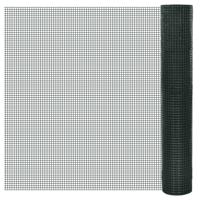 Kippengaas 25x1 m gegalvaniseerd staal met PVC-coating groen - thumbnail