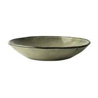 Diep groen organisch bord - 23,5cm - hoogwaardige kwaliteit - thumbnail
