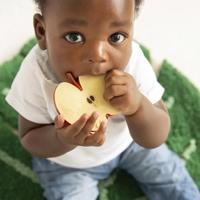 Bijtspeeltje Pépita de Appel - OLI & CAROL geel - thumbnail