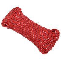 VidaXL Boottouw 4 mm 500 m polypropyleen rood - thumbnail