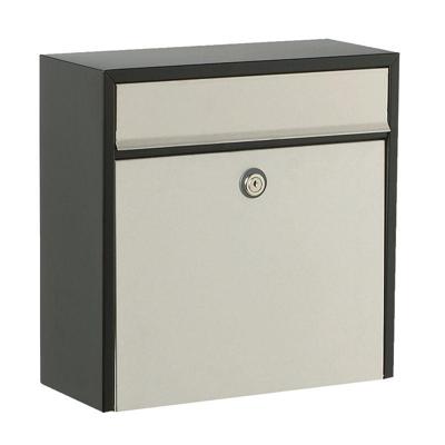Allux Brievenbus Allux 2500 Zwart/Roestvaststaal - 40250060 Allux Brievenbus Allux 2500 Zwart/Roestvaststaal - 40250060
