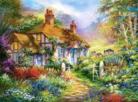 Selecta Castorland legpuzzel forrest cottage, 3000st. - thumbnail