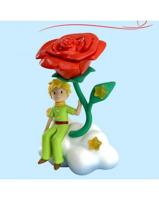 The Little Prince Figure Under the Rose 9 cm - thumbnail