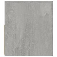 Nachtkastjes 2 st met LED's 60x35x40 cm betongrijs - thumbnail