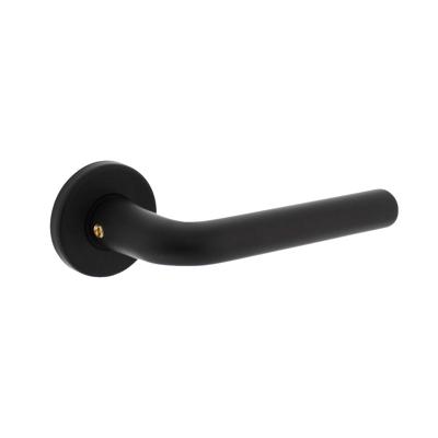 Intersteel Deurklink Derby op rozet zwart geveerd