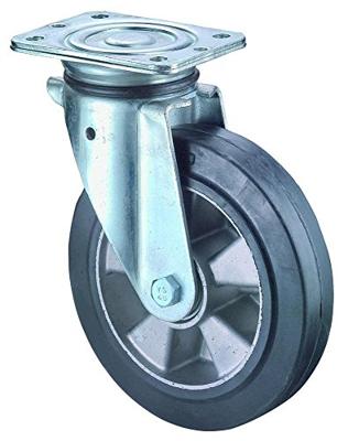 BS Rollen Zwenkwiel voor zware lasten | wiel-d. 125 mm draagvermogen 220 kg | rubber | 138 mm 110 mm | 1 stuk - N100.B80.125 N100.B80.125 BS Rollen Zwenkwiel voor zware lasten | wiel-d. 125 mm draagvermogen 220 kg | rubber | 138 mm 110 mm | 1 stuk - N100.B80.125 N100.B80.125