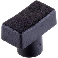 TRU COMPONENTS 1588712 TC-AUFN.6/4MM MPT 12 SW203 Druktoetskap Zwart 1 stuk(s) - thumbnail
