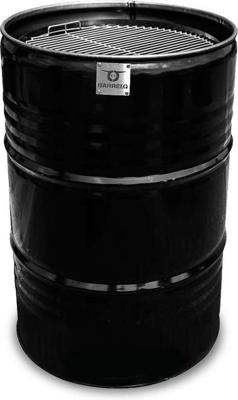 Olievat barbecue 200L - Premium - Incl. deksel, mand en grill(nu met gratis Apron! )