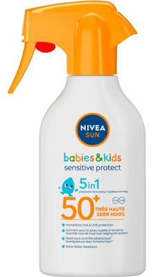 Nivea Sun kids sensitive spray SPF50+ 270 Milliliter