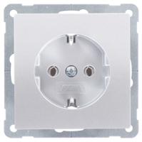 PEHA by Honeywell 36811 Wandcontactdoos Inzetstuk 1-voudig Aluminium 1 stuk(s) - thumbnail