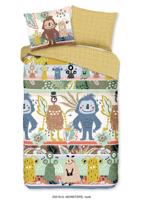 Good Morning Kinderdekbedovertrek "monster dieren" - Multi - (140x200/220 cm) - Katoen - thumbnail