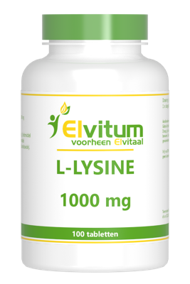 Elvitum L-Lysine 1000mg 100 Tabletten