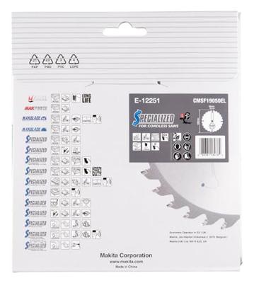 Makita Accessoires Afkortzaagblad WPC | Efficut 190x20x1,85 50T 8g - E-12186 - E-12186