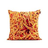 Seletti Toiletpaper kussen 67x67 Spaghetti - thumbnail