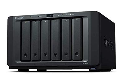 Synology DiskStation DS1618+ data-opslag-server C3538 Ethernet LAN Desktop Zwart NAS Synology DiskStation DS1618+ data-opslag-server C3538 Ethernet LAN Desktop Zwart NAS