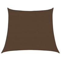 Zonnezeil 160 g/m² trapezium 4/5x4 m HDPE bruin - thumbnail