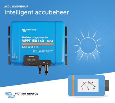 Victron Energy MPPT 150/60MC4 Laadregelaar voor zonne-energie MPPT 12 V, 24 V, 48 V 60 A Victron Energy MPPT 150/60MC4 Laadregelaar voor zonne-energie MPPT 12 V, 24 V, 48 V 60 A