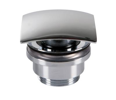 Hotbath Afvoerclick Click Waste Pal Met Schroef Vierkant Geborsteld Nikkel Hotbath Afvoerclick Click Waste Pal Met Schroef Vierkant Geborsteld Nikkel