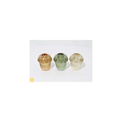 Home & Styling Kandelaar eikel glas 6,4cm