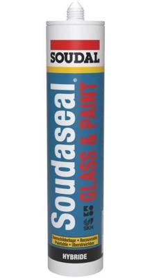Soudal soudaseal glass & paint | beglazingskit | grijs | 290 ml - 155370 Soudal soudaseal glass & paint | beglazingskit | grijs | 290 ml - 155370