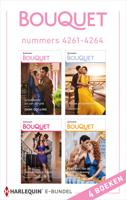 Bouquet e-bundel nummers 4261 - 4264 - Dani Collins, Joss Wood, Jackie Ashenden, Caitlin Crews - ebook - thumbnail