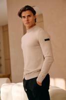 Malelions Knitted Sweater Heren Beige - Maat L - Kleur: Beige | Soccerfanshop - thumbnail
