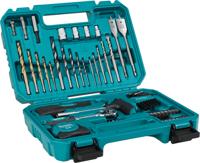 Makita E-15095 Boor- en bitassortiment 60-delig Metaal, Steen, Beton, Hout, Metselwerk 3 mm, 4 mm, 5 mm, 6 mm, 8 mm, 16 mm, 22 mm - thumbnail