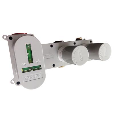 Inbouwthermostaat Brauer Brushed Edition en 2 Stopkranen Met in- en Afbouwdelen Geborsteld RVS Inbouwthermostaat Brauer Brushed Edition en 2 Stopkranen Met in- en Afbouwdelen Geborsteld RVS