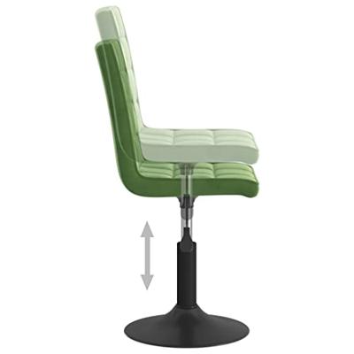 Eetkamerstoelen draaibaar 2 st fluweel donkergroen