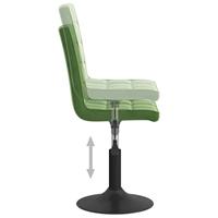 Eetkamerstoelen draaibaar 2 st fluweel donkergroen - thumbnail